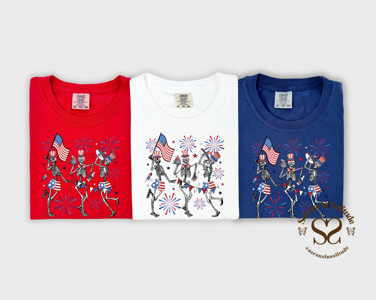 Patriotic Skeley T-Shirt
