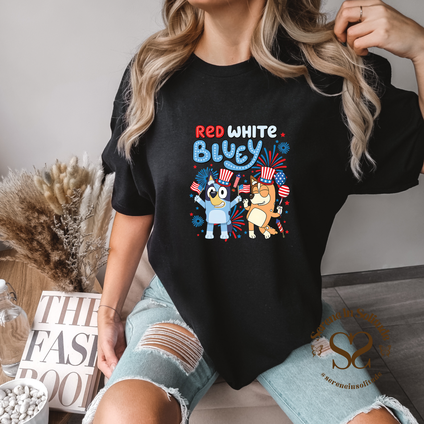 Red White Bluey T-Shirt