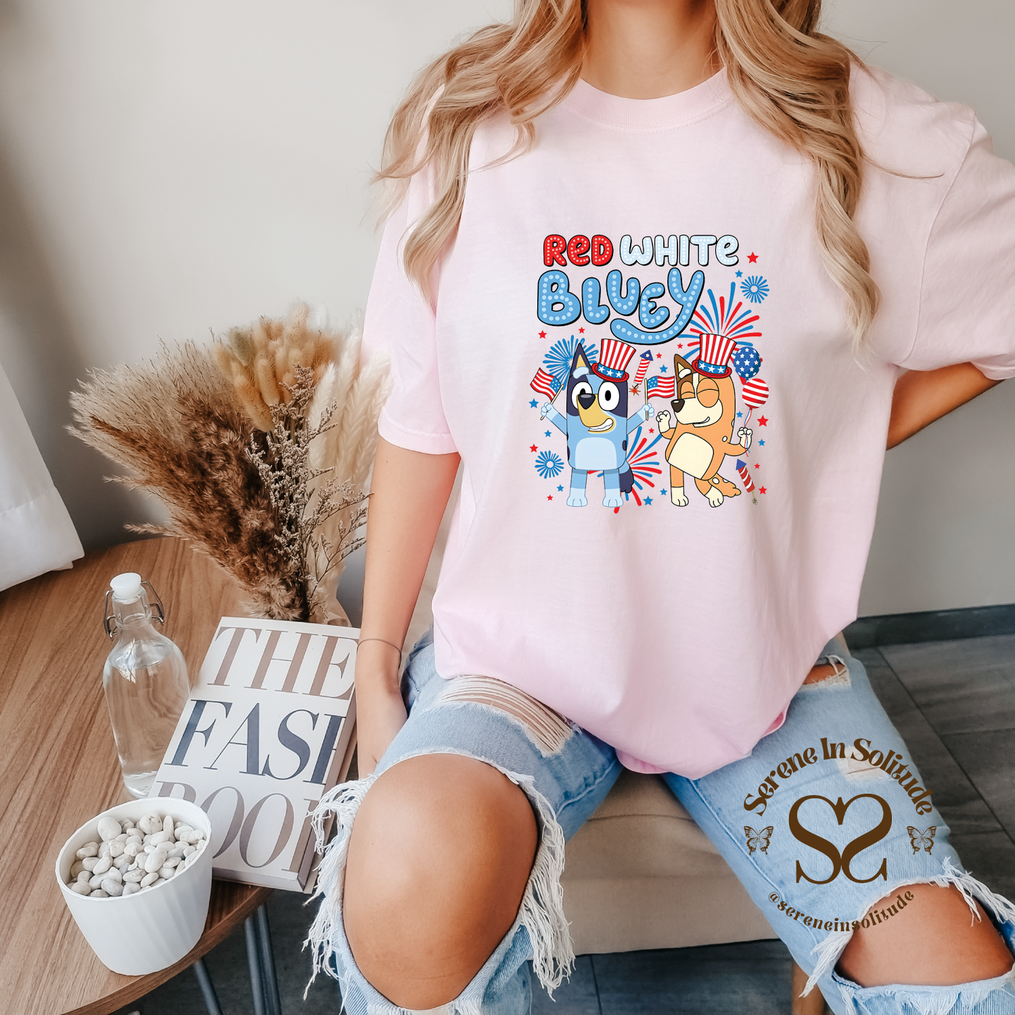 Red White Bluey T-Shirt