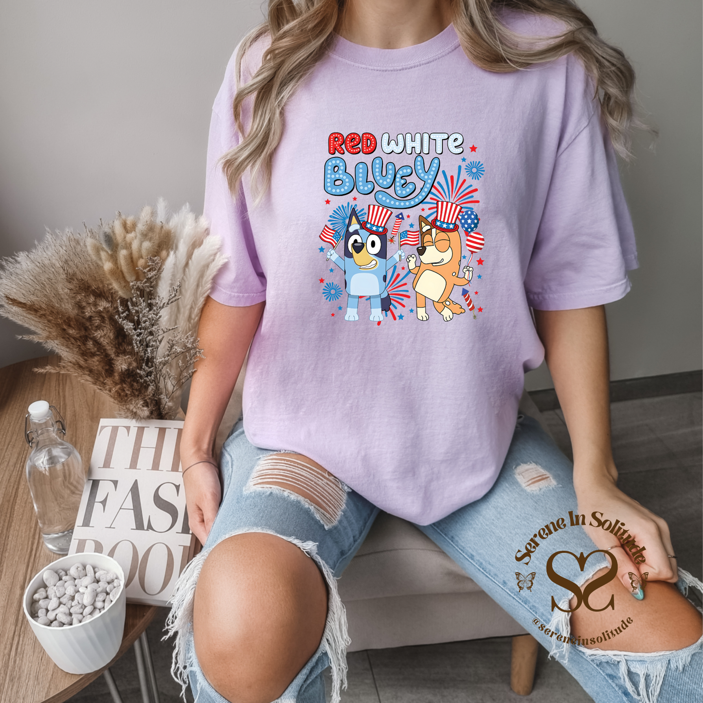 Red White Bluey T-Shirt