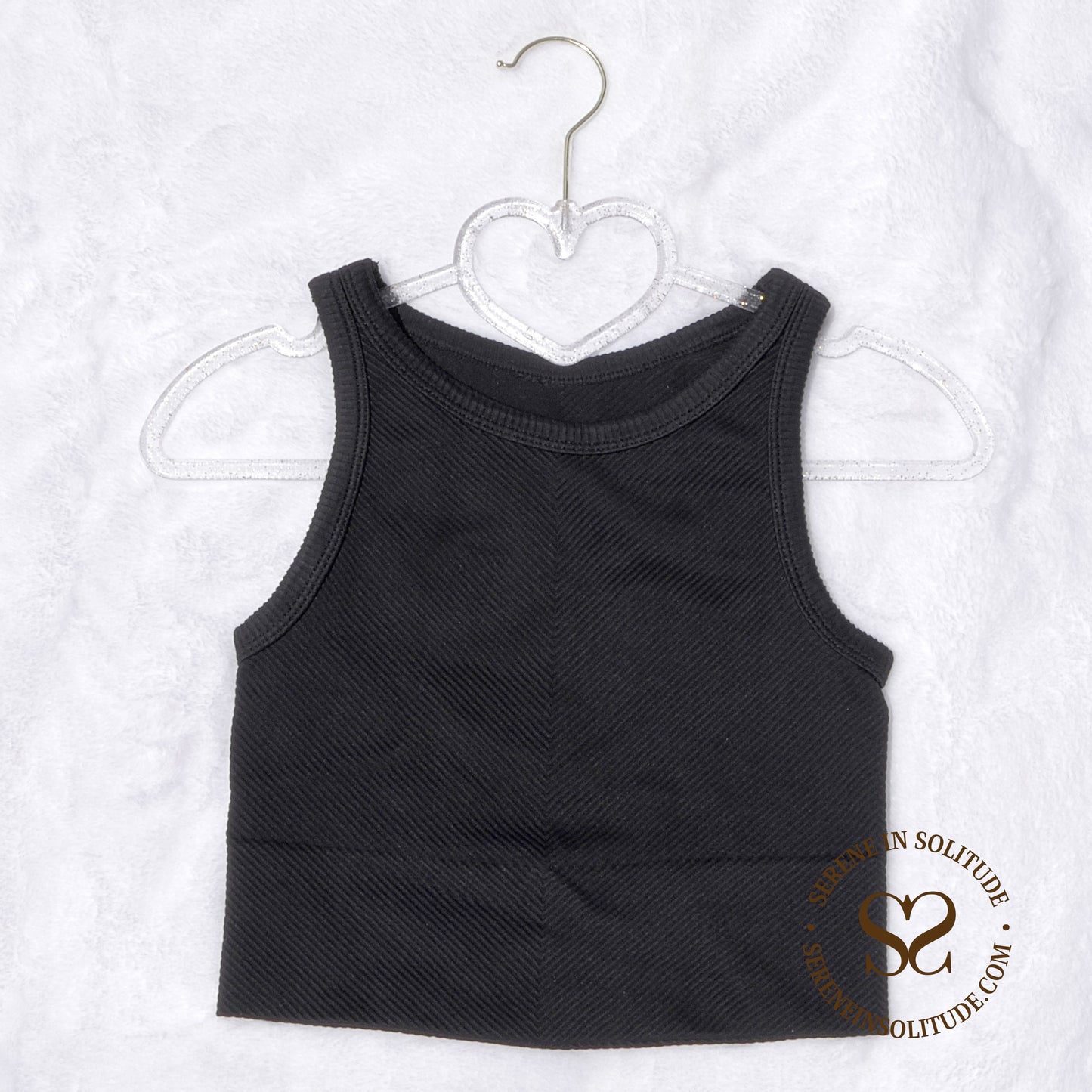 Serene Highneck Ribbed Tank