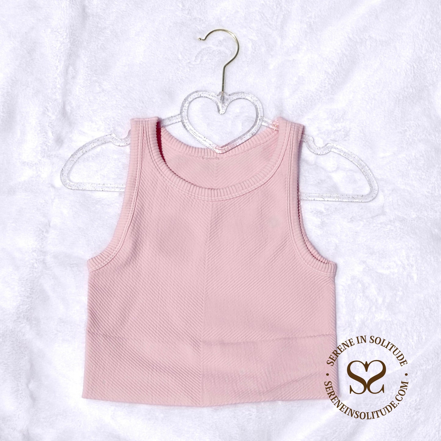 Serene Highneck Ribbed Tank
