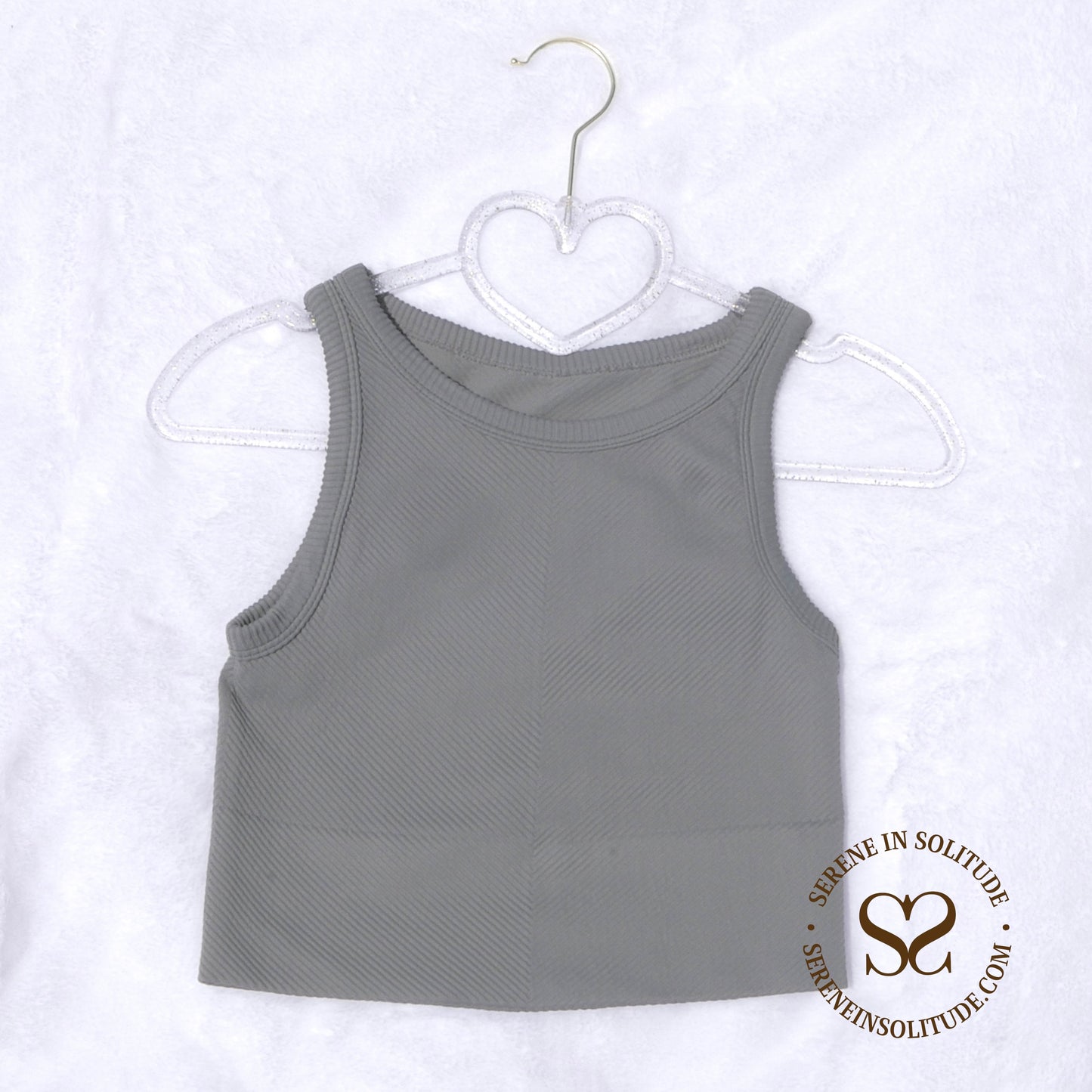 Serene Highneck Ribbed Tank