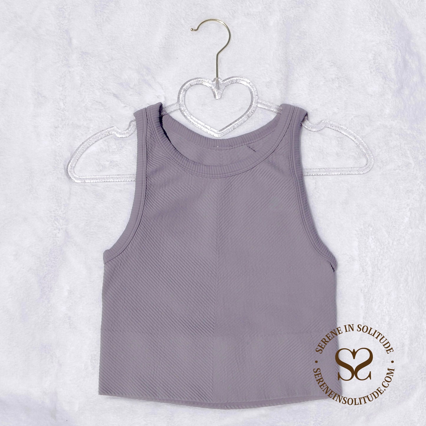 Serene Highneck Ribbed Tank