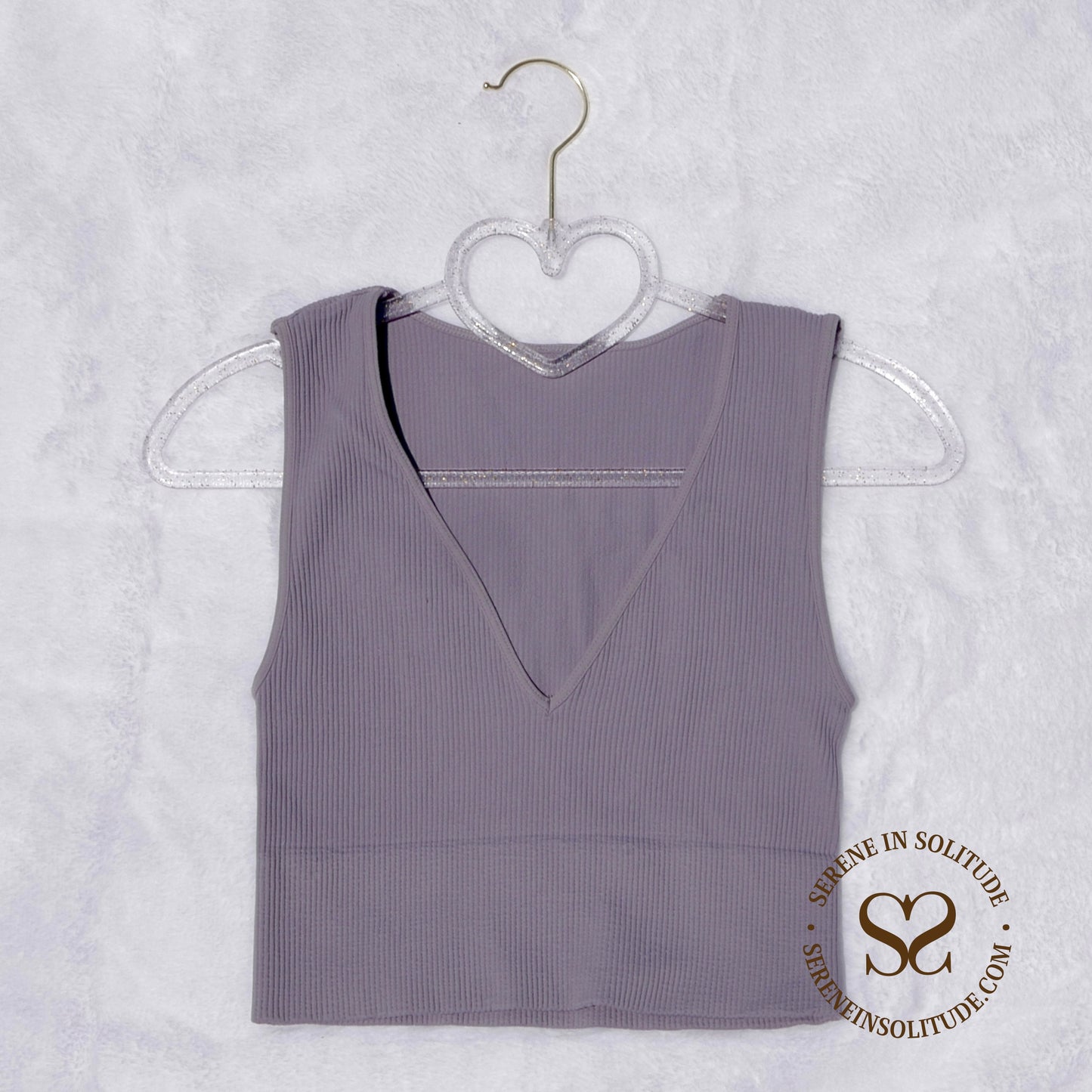 Fiji Plunge Ribbed Tank
