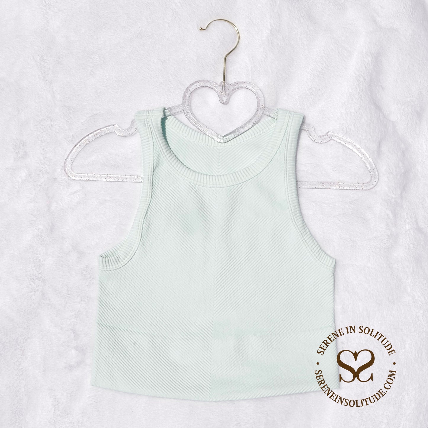 Serene Highneck Ribbed Tank