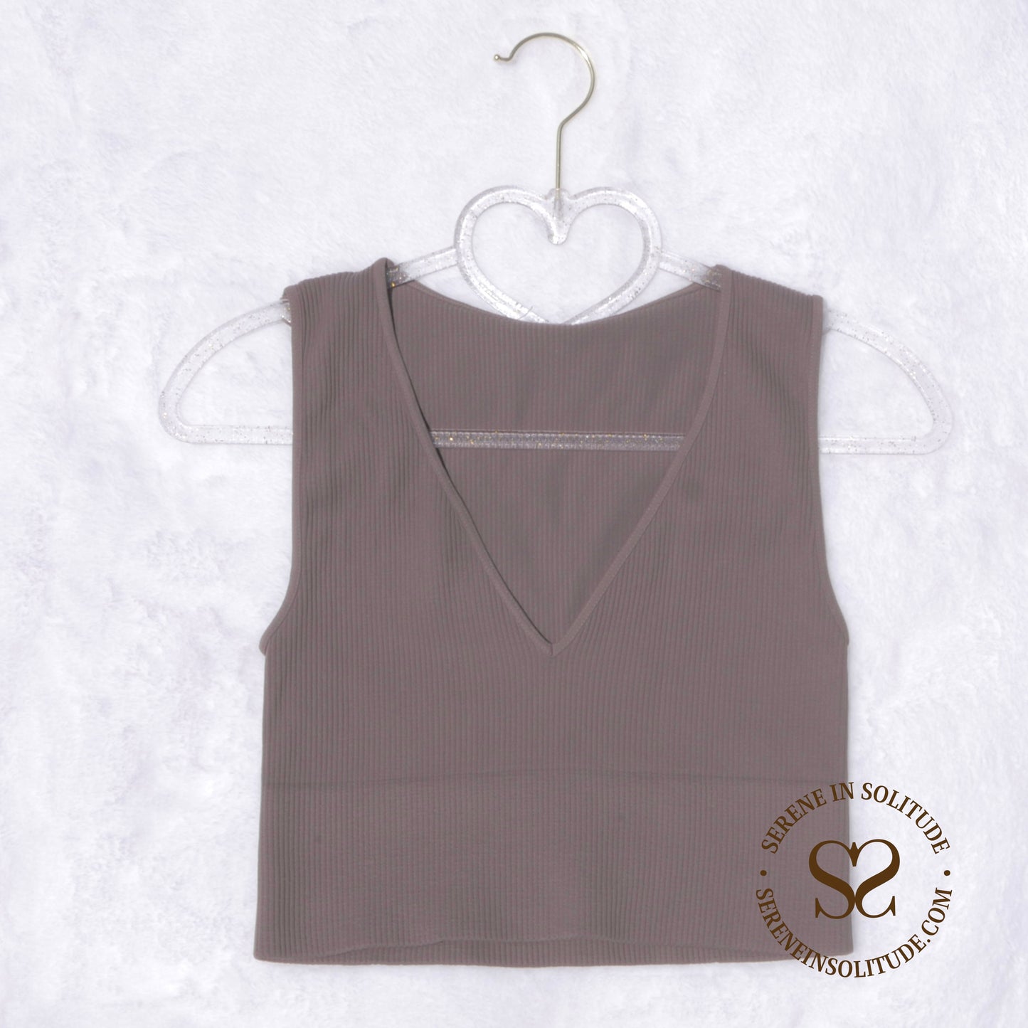 Fiji Plunge Ribbed Tank