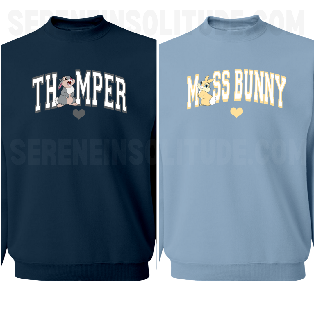Bunny Love Matching Sweatshirts