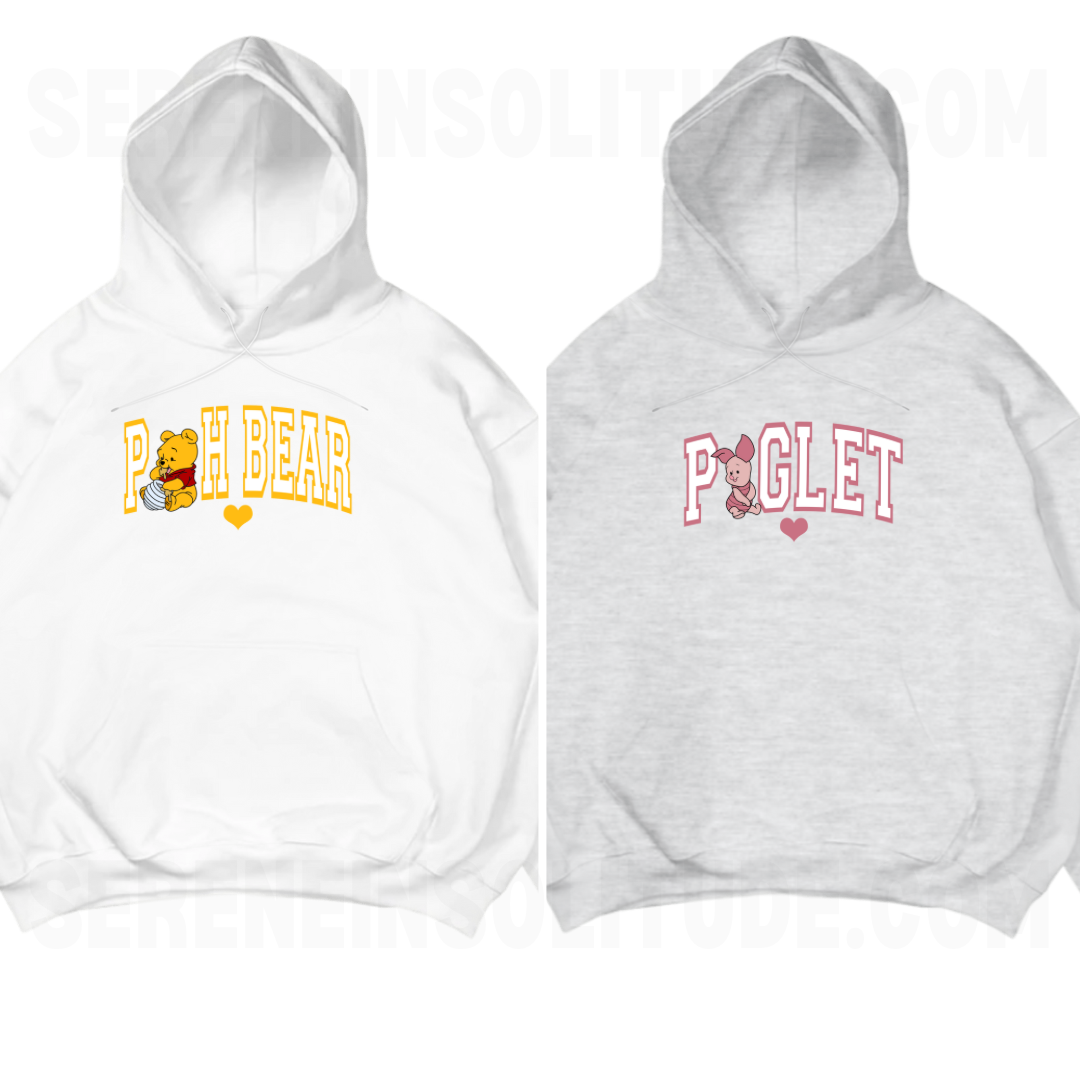 Pooh and Piglet Matching Sweatshirts