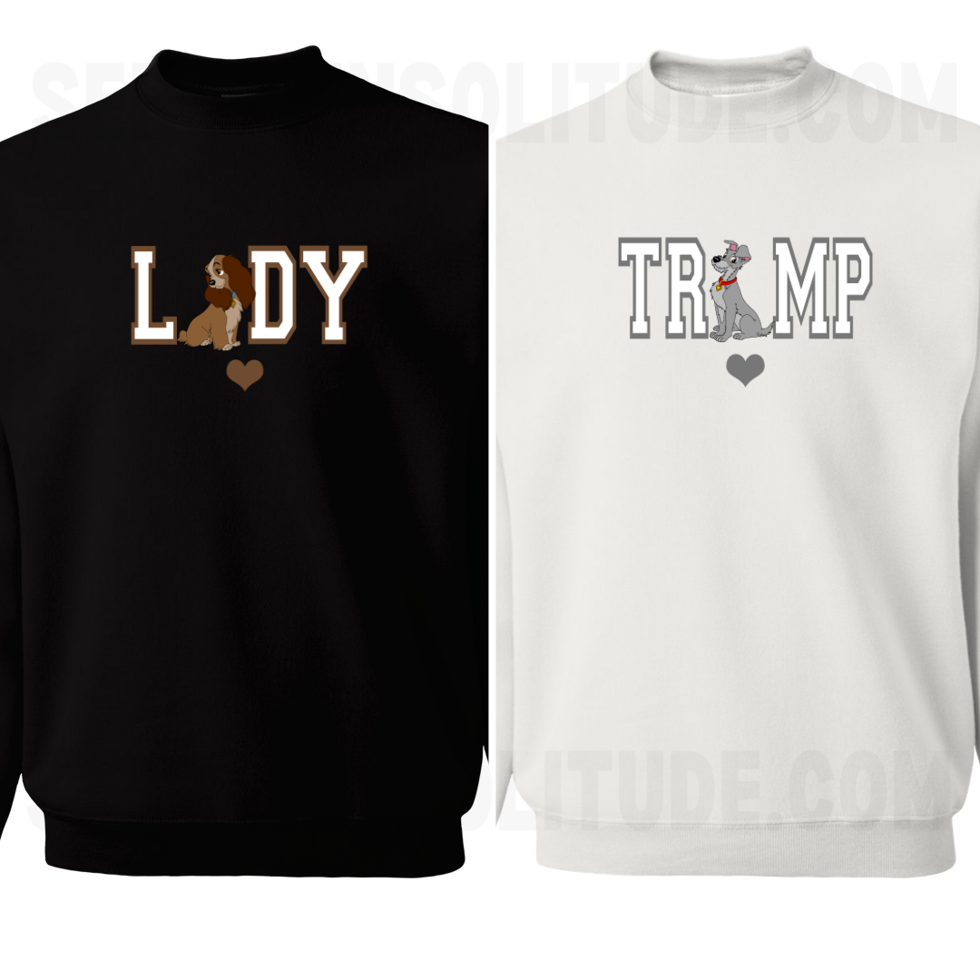 Puppy Love Matching Sweatshirts