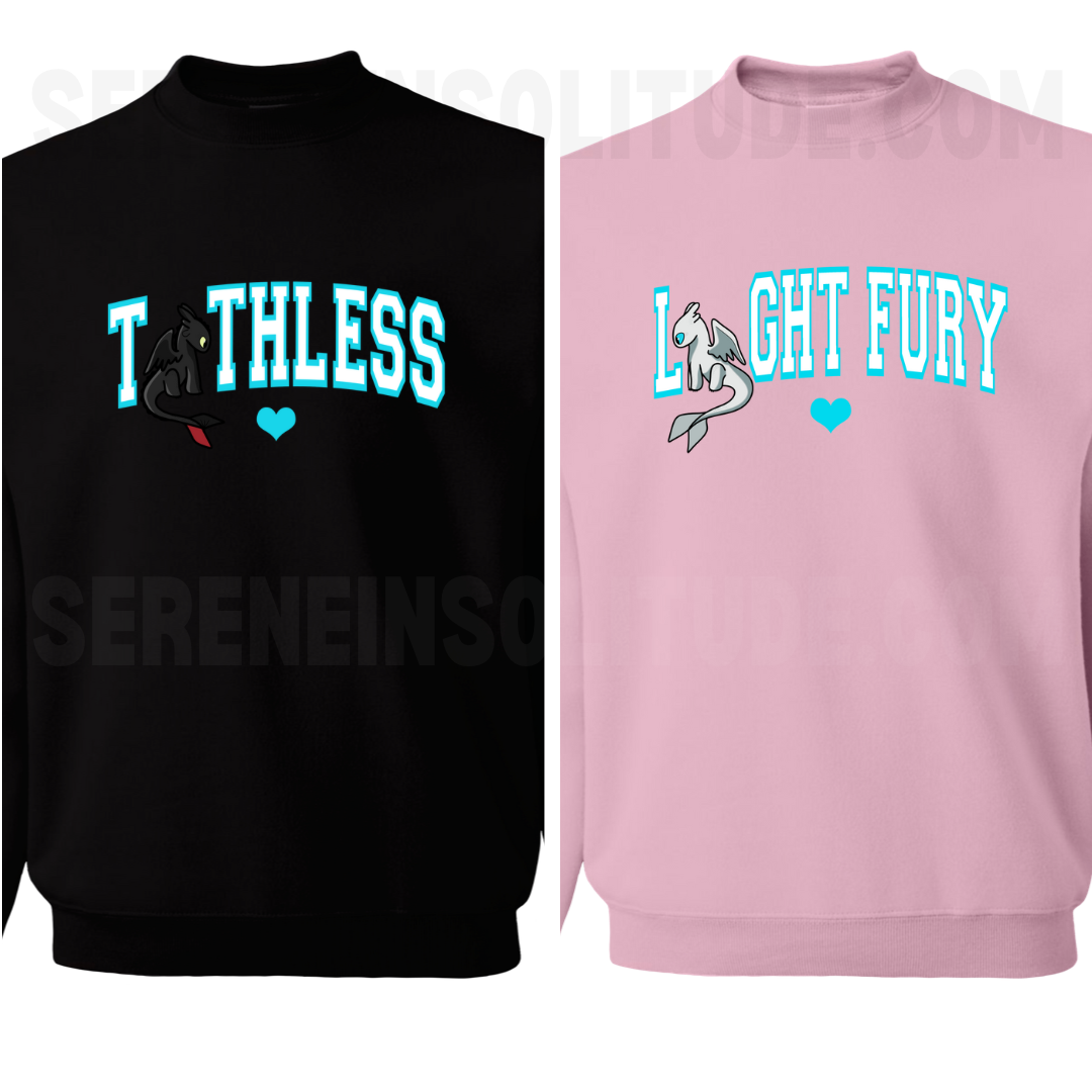 Dragon Love Matching Sweatshirts