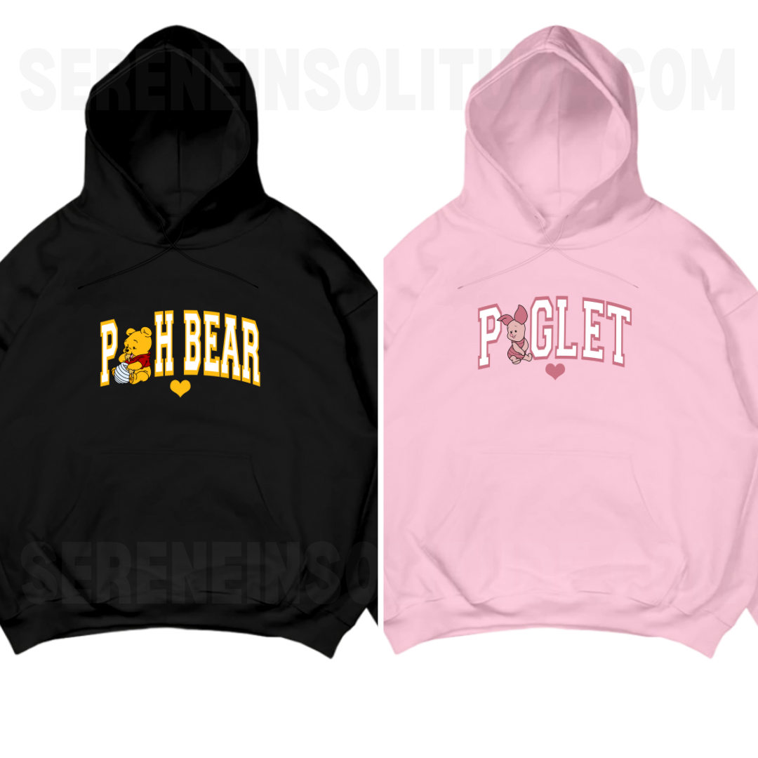 Pooh and Piglet Matching Sweatshirts