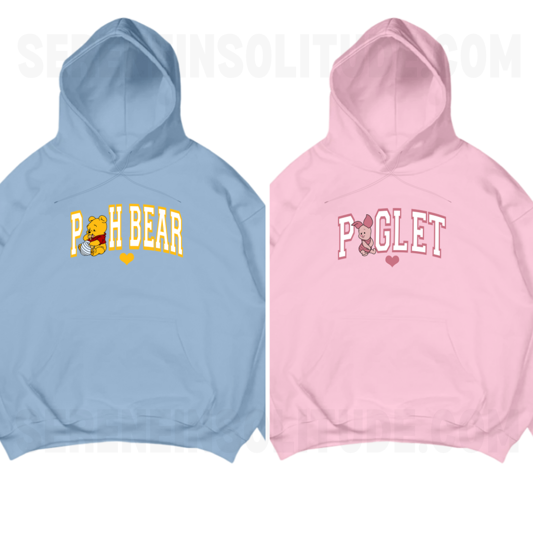 Pooh and Piglet Matching Sweatshirts