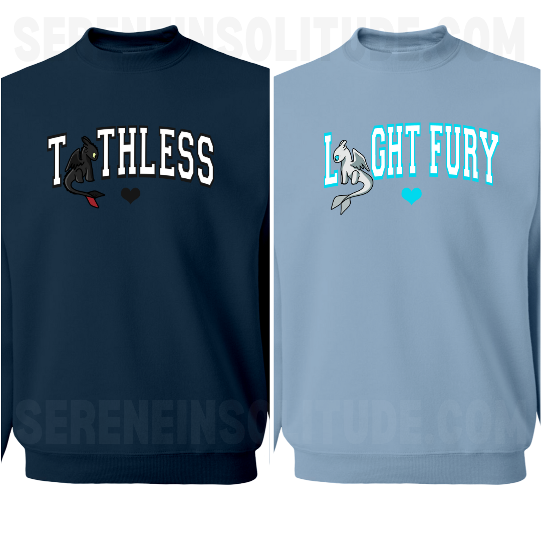 Dragon Love Matching Sweatshirts