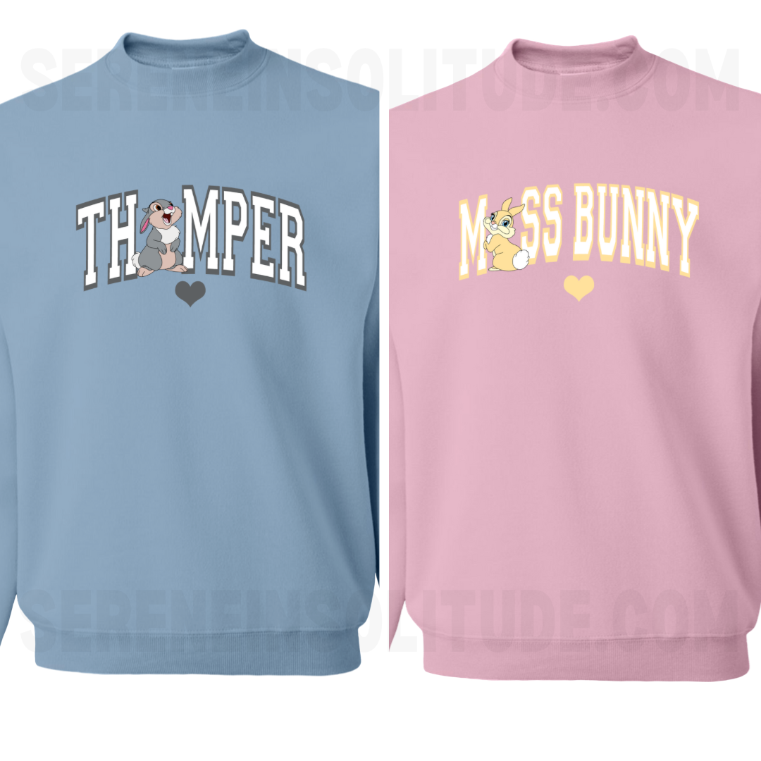 Bunny Love Matching Sweatshirts