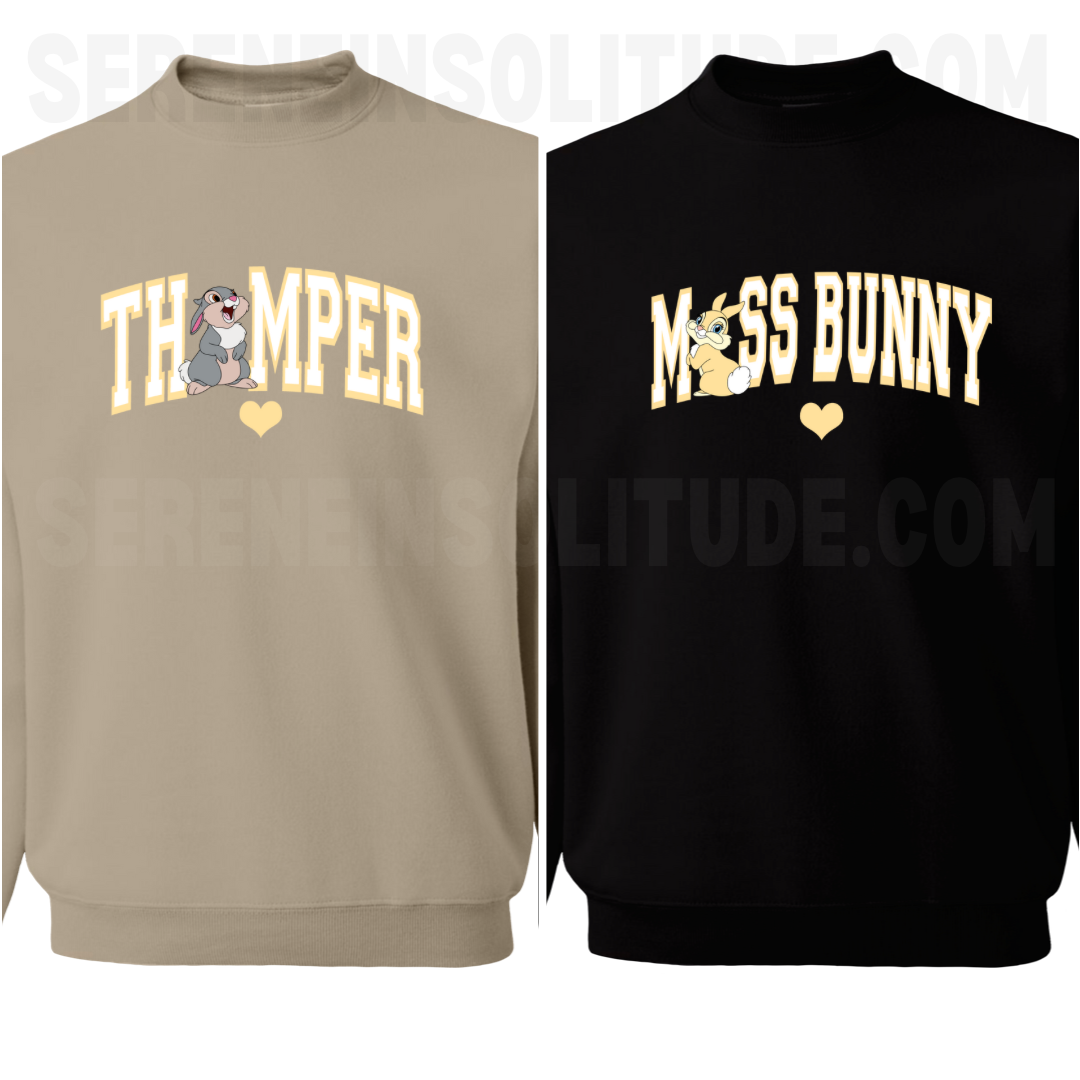 Bunny Love Matching Sweatshirts
