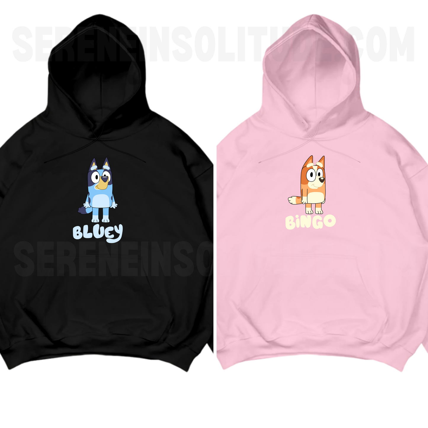 Bluey and Bingo Matching Sweatshirts