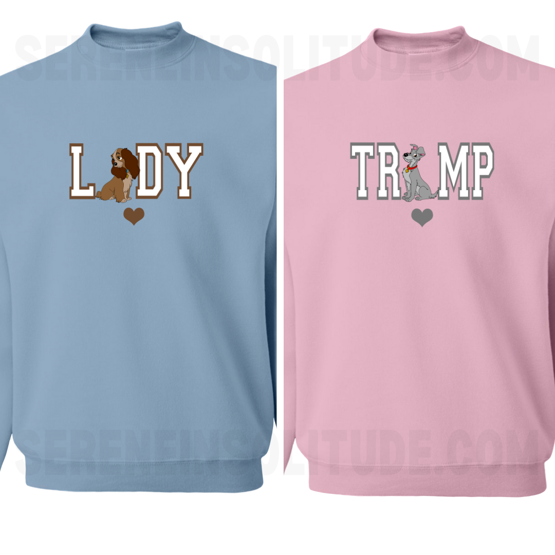 Puppy Love Matching Sweatshirts