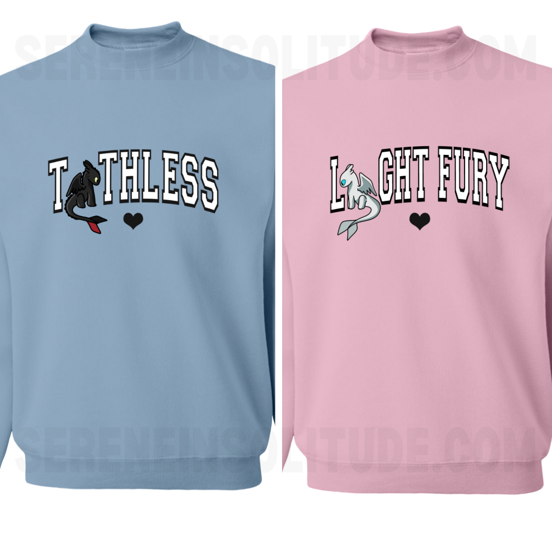 Dragon Love Matching Sweatshirts