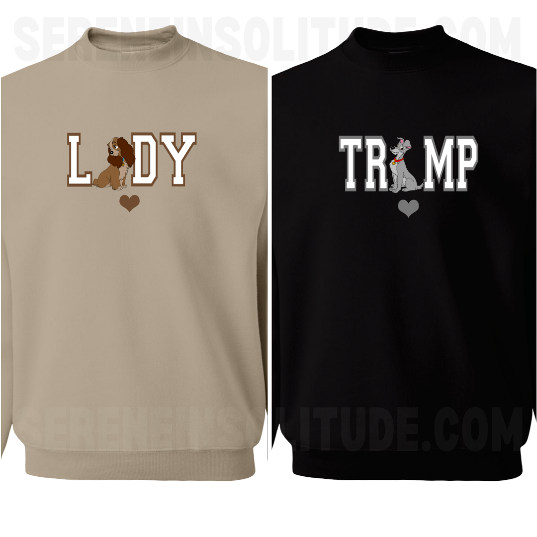 Puppy Love Matching Sweatshirts