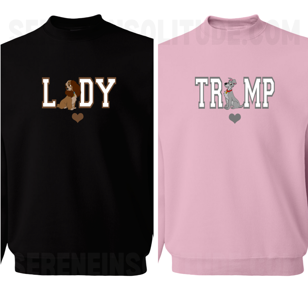 Puppy Love Matching Sweatshirts