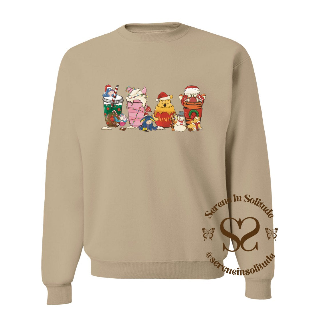 Xmas Bear Coffee Sweatshirt/Hood