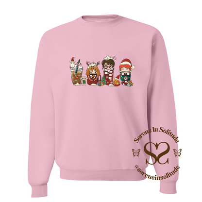 Christmas Potter Coffee Sweatshirt/Hood