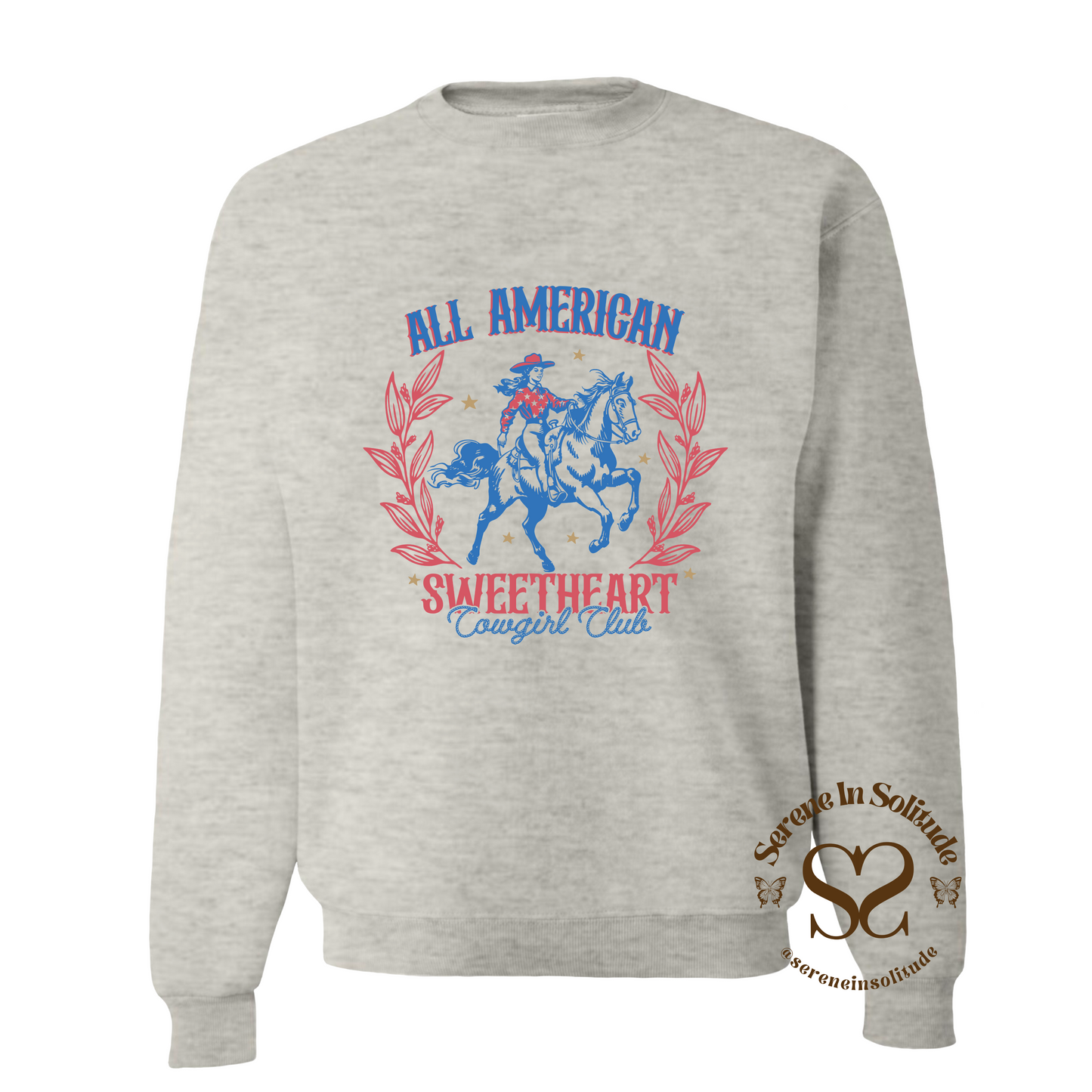 All American Sweetheart Cowgirl Club Sweatshirt