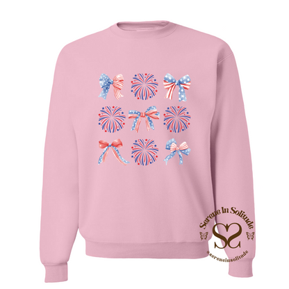 Firework Bows Sweatshirt