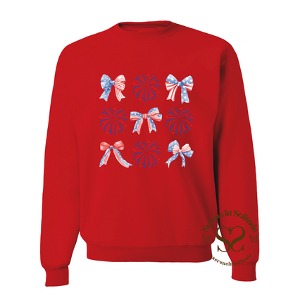 Firework Bows Sweatshirt