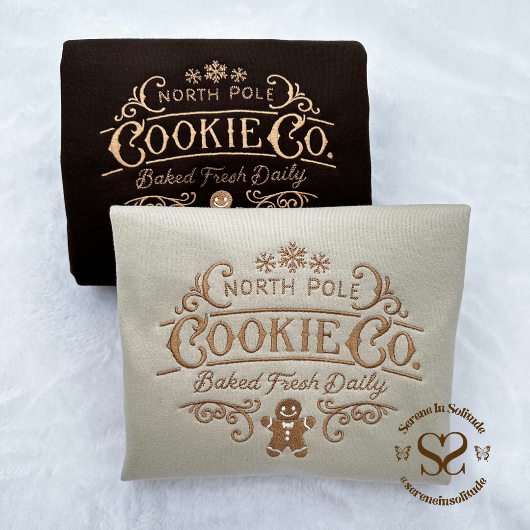Cookie Co Embroidered Sweatshirt/Hood - Crewneck / S