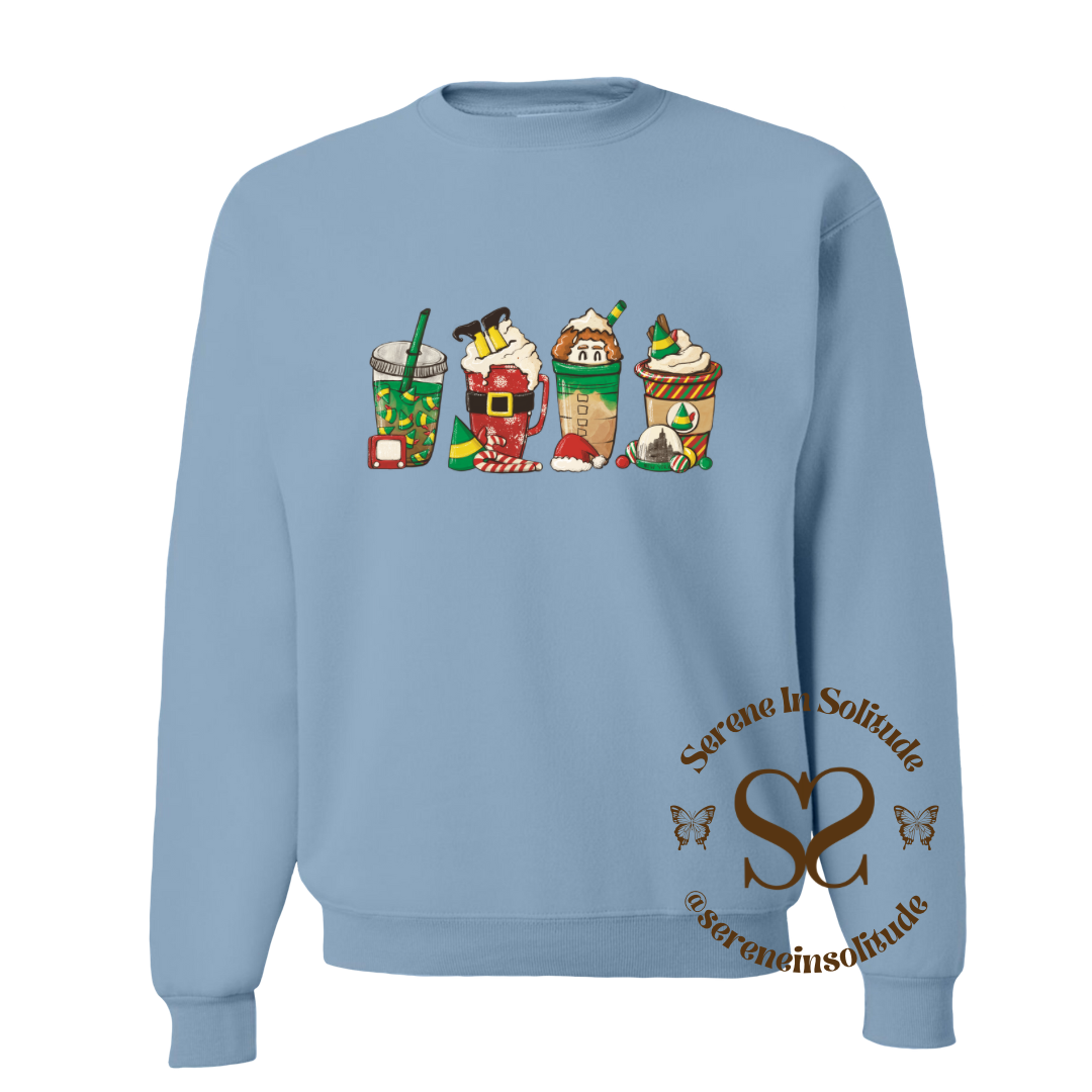 Buddy Coffee Elf Sweatshirt/Hood