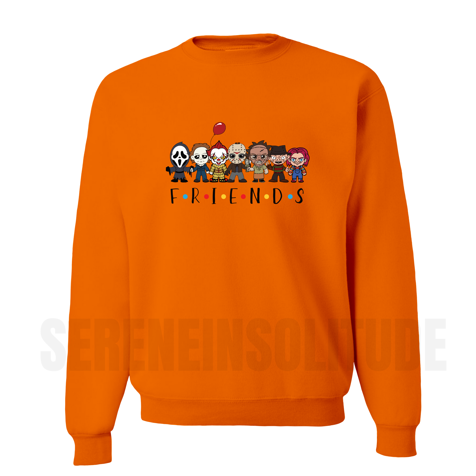 Friends 2025 horror sweatshirt