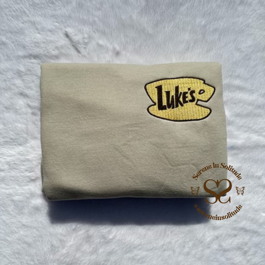 Luke's Coffee Embroidered Sweatshirt