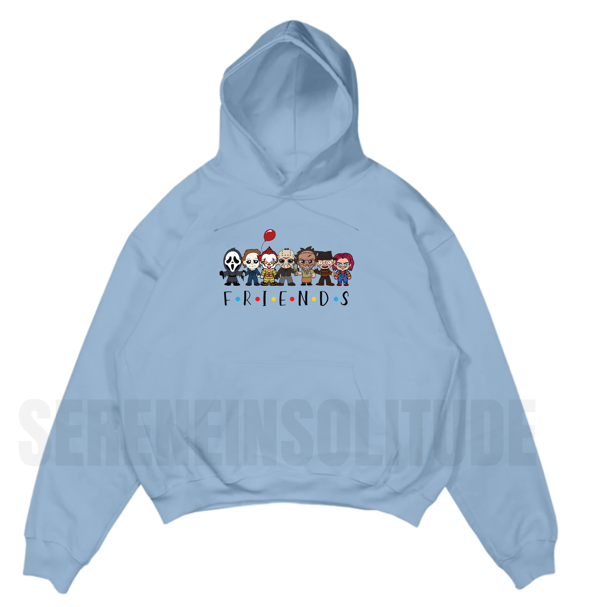 Horror Friends Sweatshirt Serene in Solitude LLC