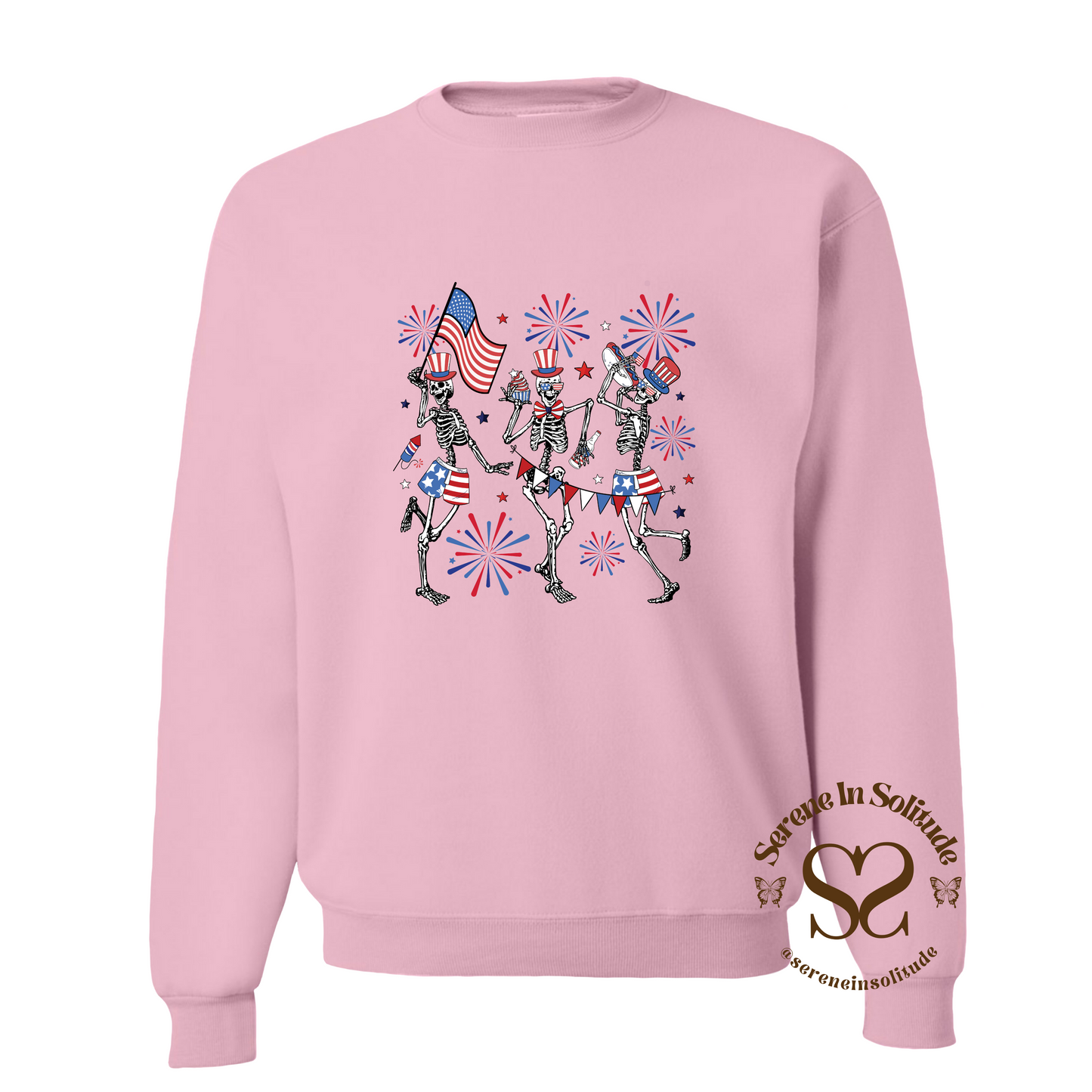 Patriotic Dancing Skeley Sweatshirt