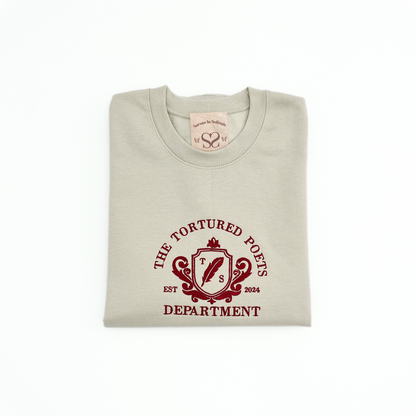 Embroidered Poets Department Sweatshirt/Hood