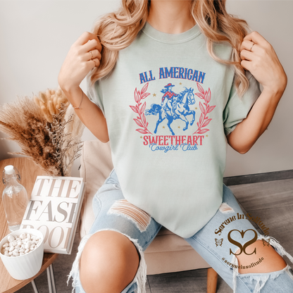All American Sweetheart Cowgirl Club T-Shirt