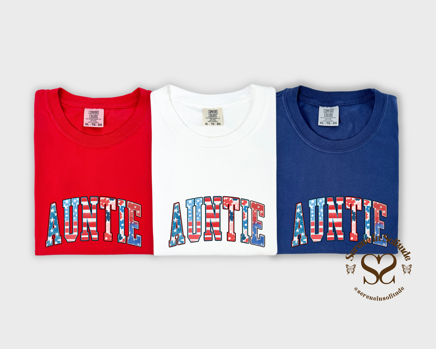 Patriotic Auntie T-shirt