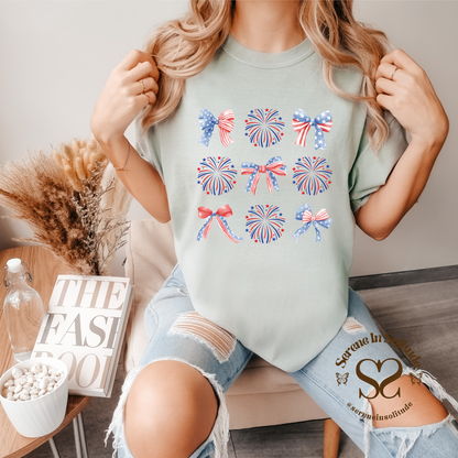 Firework Bow T-shirt