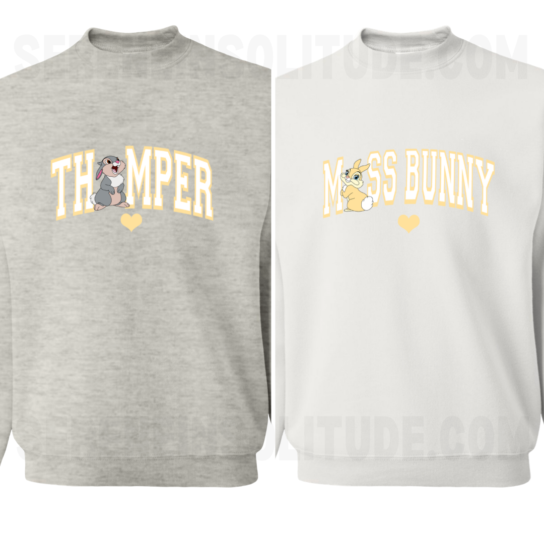 Bunny Love Matching Sweatshirts