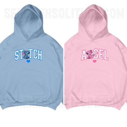 Stich & Angel Love Matching Sweatshirts